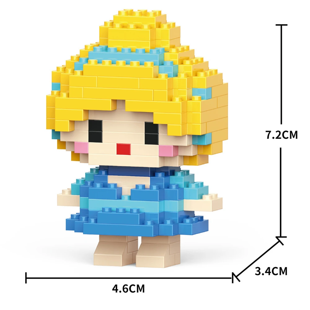 Cartoon Anime Hello Kitty Blokken Kuromi My Melody Cinnamoroll Muis Bouwstenen Pop Speelgoed Kinderen Verjaardagscadeau