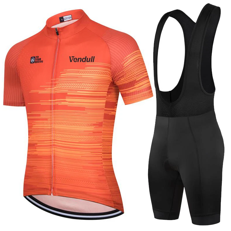 

2023 Pro Cycling Jersey Set VENDULL Summer Men Cycling Wear Mountain Bicycle Clothing MTB Bike Riding Clothes Cycling Suit