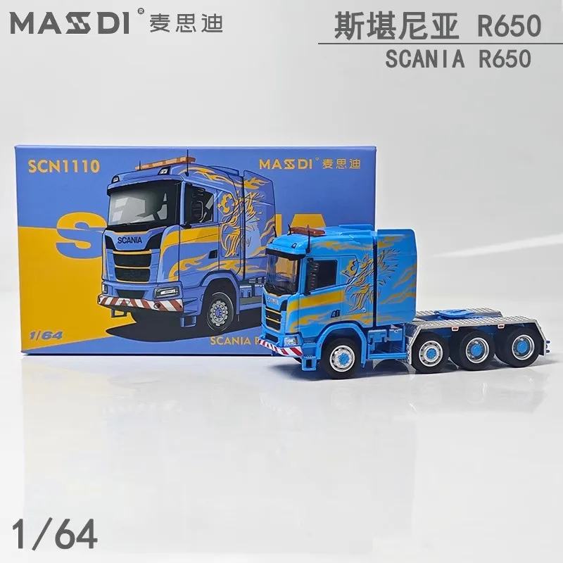 New Masdi 1:64 Scania R500 770s R650 Civilian Trailer Transport