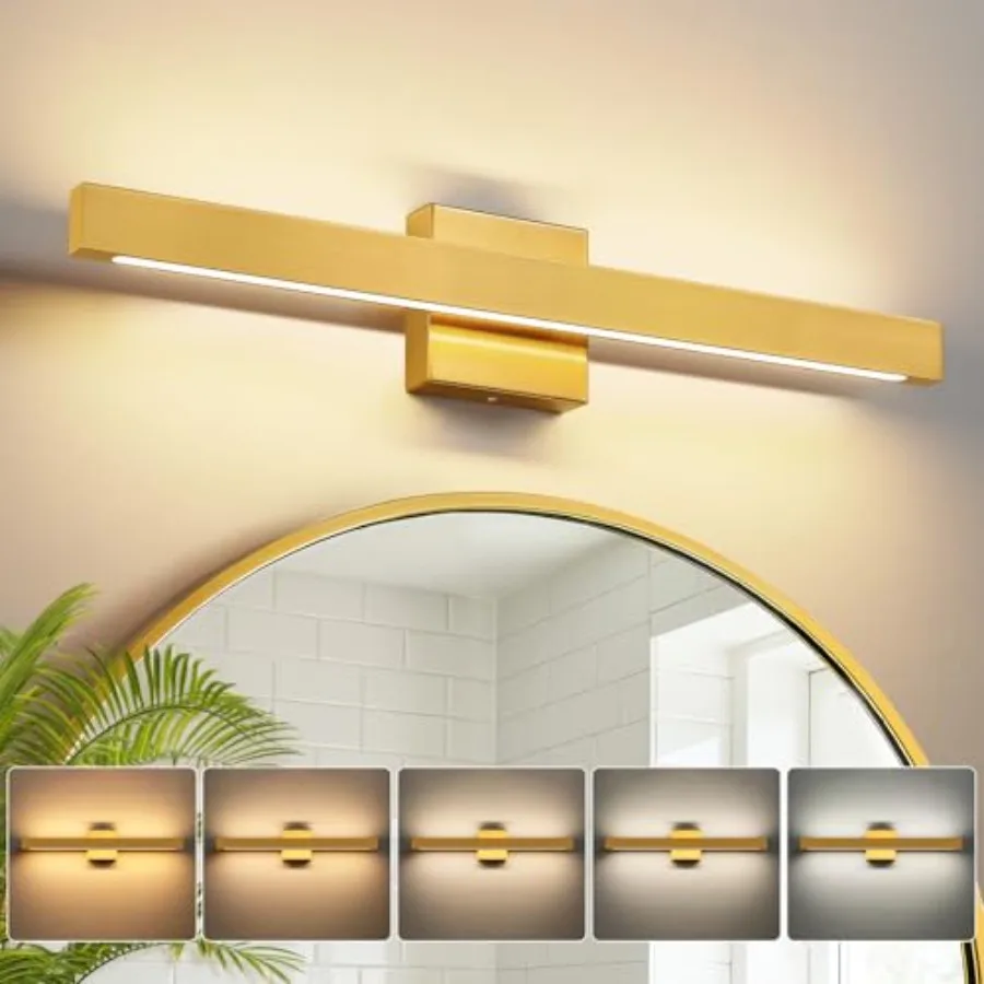 

Bathroom Vanity Light - 20W Dimmable 5CCT LED Bathroom Light Fixtures Over Mirror, Modern Vanity Light Bar for Bathroom Mirror