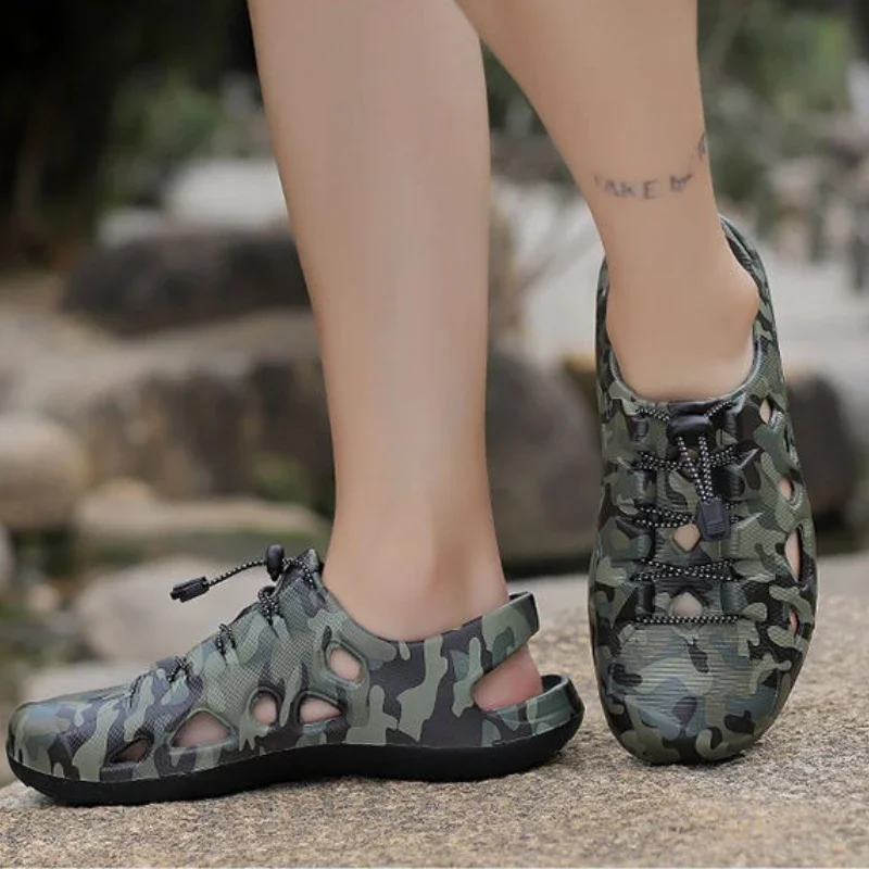 

Сверхлегкая мужская обувь, пляжная покупка, новое поступление в японском стиле, Нескользящая мода, добро пожаловать, босиком, дизайн для взрослых, 2025 г., мужские сандалии