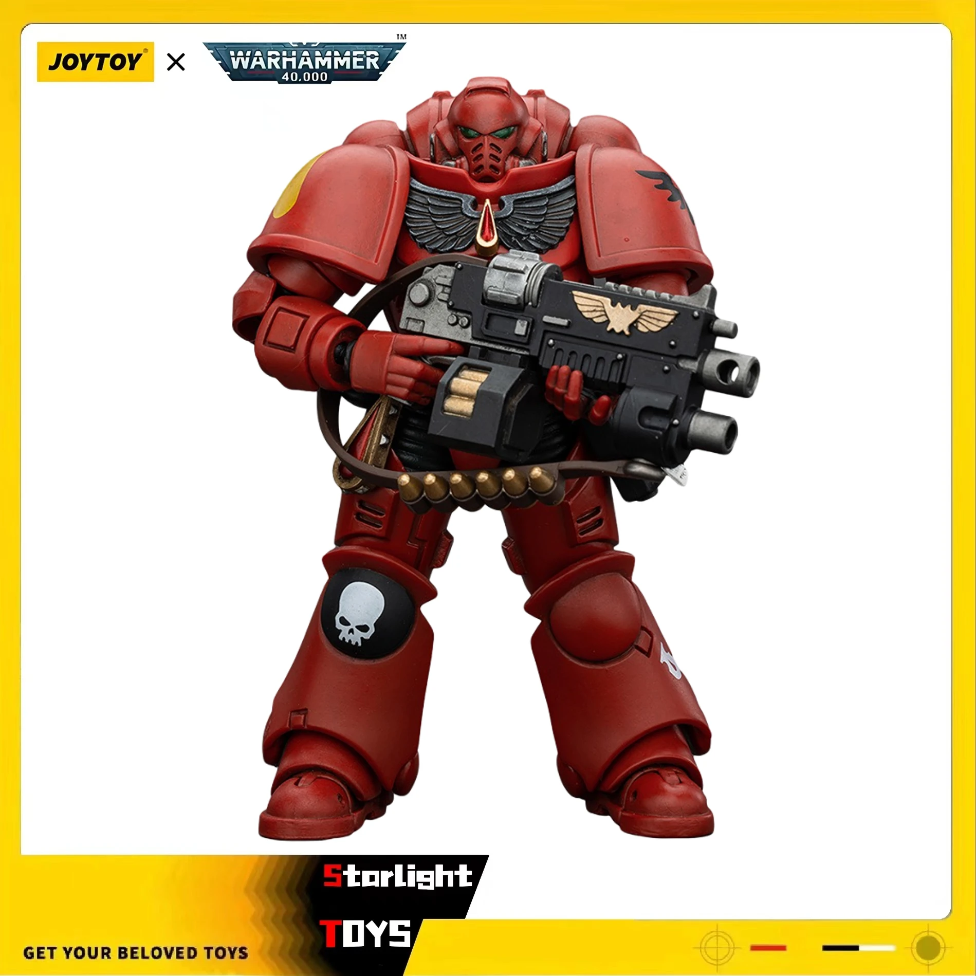

JOYTOY 1/18 Action Figure Warhammer 40K Blood Angels Intercessors Model Toy Dolls