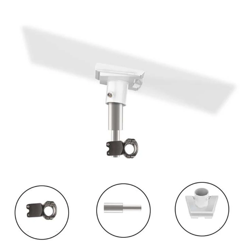 J6PA Ladder Mount Bracket For Satellite Gen3 Standard Dish Mount Aluminum Easy Installation,Weather Resistant