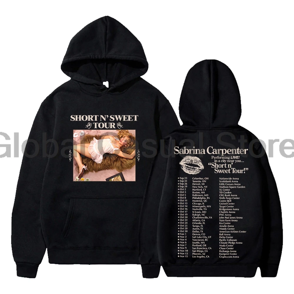 

Sabrina Carpenter Short n' Sweet Tour Hoodie 2024 World Tour Long Sleeve Streetwear Men Women Sweatshirt Fashion Clothes