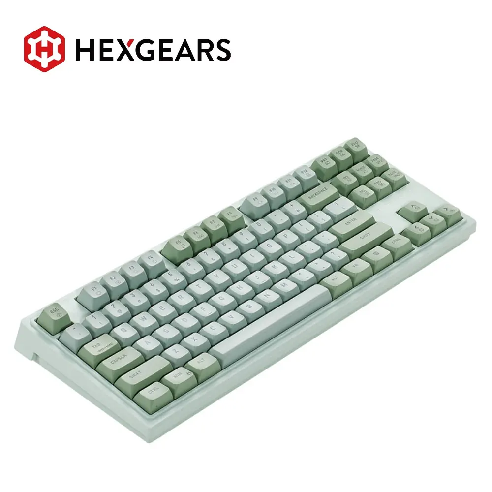 

Механическая клавиатура, 87 клавиш, HEXGEARS M3, прокладка, с возможностью горячей замены, Kailh Box Switch, игровая механическая клавиатура с белой подсветкой