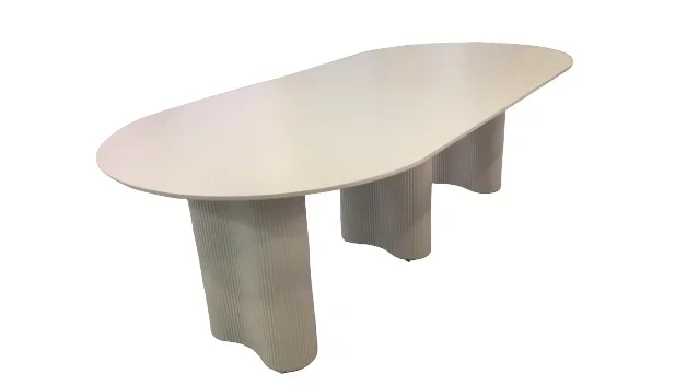 Oval Dining Table Hall Kitchen Island Mobile End Console Table Dinning Center Restaurant Juegos De Comedor Hotel Furniture SQC