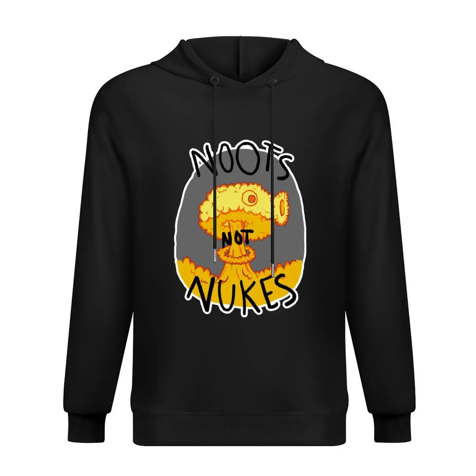 

Noots Not Nukes Hoodie graphic t shirts men autumn jacket men korean autumn clothes clothes for men japanese hoodie