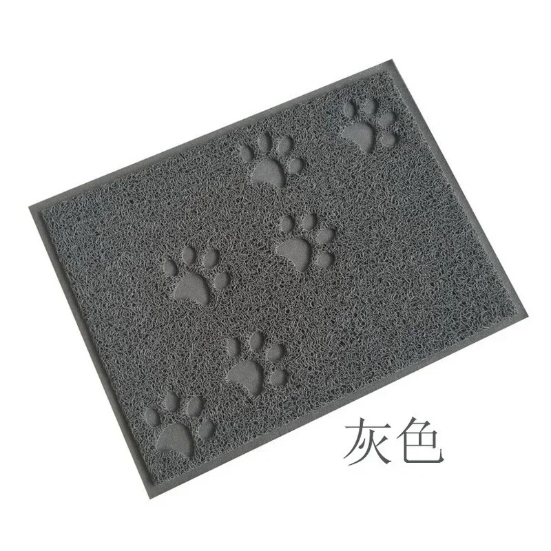 Cat Litter Mat PVC Waterproof Non-slip Cat Mat Trapper Mat Waterproof for Cat Bed Pad House Cleaning Pet Mat 30*40CM