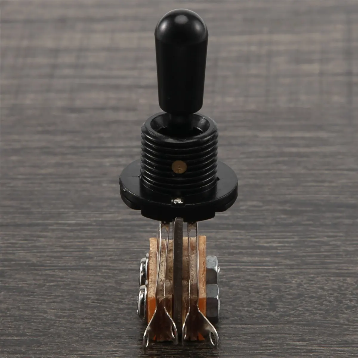 New Arrival Fashion Metric 3 Way Short Straight Guitar Toggle Switch Pickup For Electric Guitar,Silver & black(Pack Of 2)