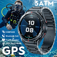 New For Huawei GPS SmartWatch Men 466*466 AMOLED HD 150+Sport Mode Compass BT Call Health Monitor 5ATM Waterproof Swimming Watch