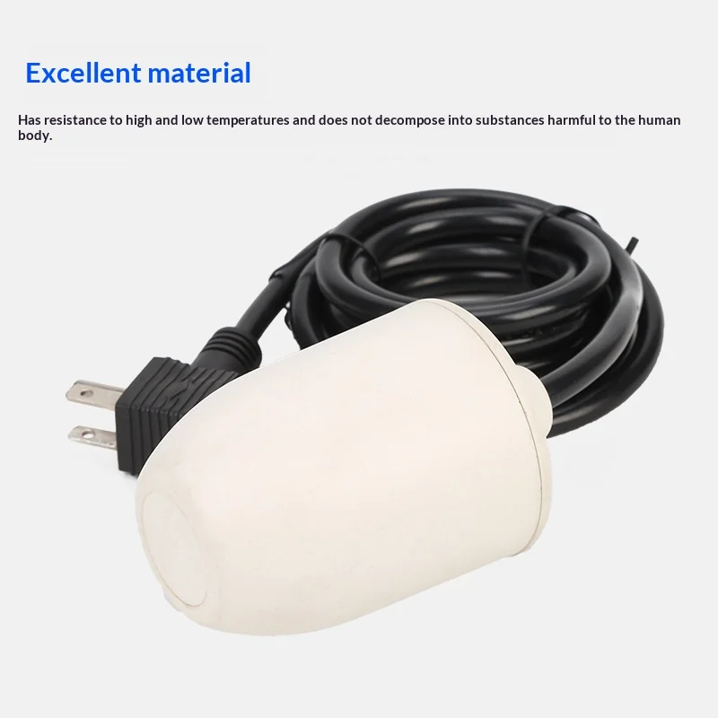 Manufacturer supplies American-style liquid level float switch liquid level sensor HT-M15-9 with cable plug and socket.
