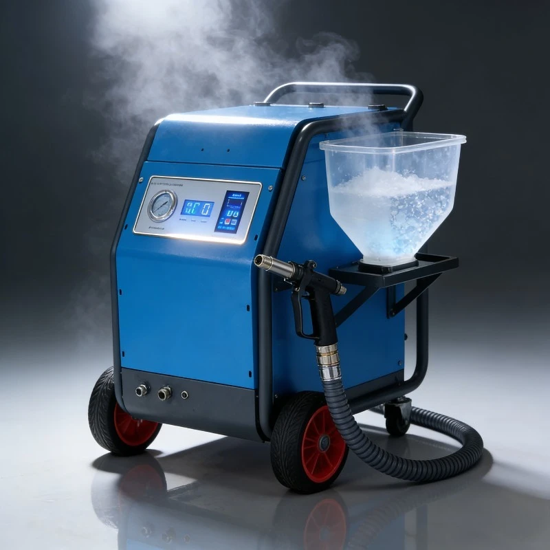 Dry Ice Blasting Machine Carbon Clean Smart Touch-screen PLC Control Clean Washing Machine Dry Ice Pelleting Machine