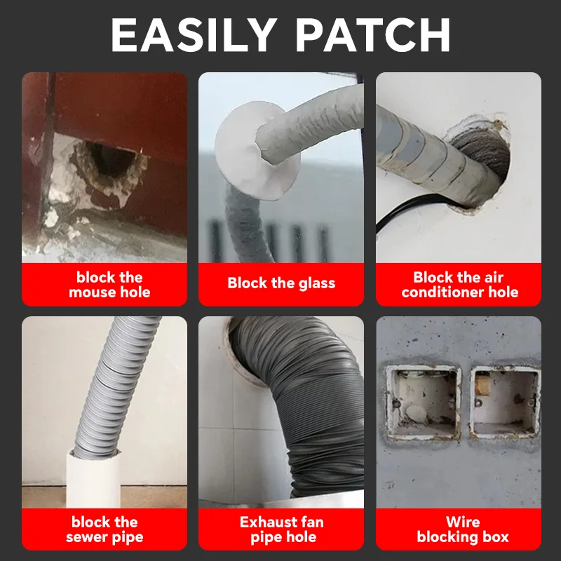 32/64-Piece Sealing Putty – Fast-Drying Pipe Repair Agent; Instant, Multi-Surface Leak Sealer; Durable & Flexible Caulk for Walls, Floors, Showers, Bathtubs, Sinks, Toilets, and Shower Doors – Easy to Apply