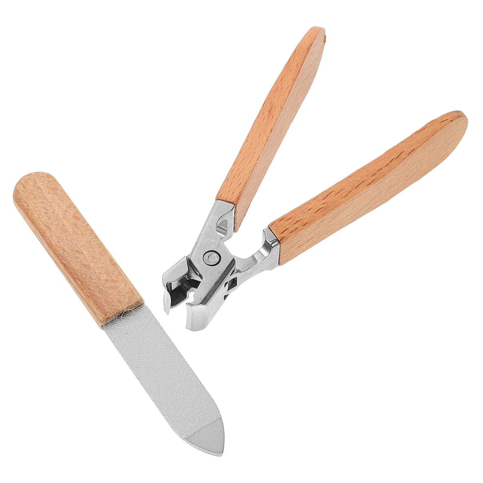 1 Juego de cortaúñas de acero inoxidable, Kit de manicura portátil, herramientas de pedicura de viaje, Kit de cuidado de uñas para mujeres y hombres