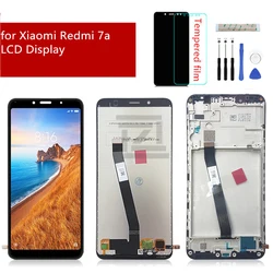 For Xiaomi Redmi 7A LCD Display Touch Screen Digitizer Assembly With Frame For Redmi 7a Display Replacement Repair Spare Parts