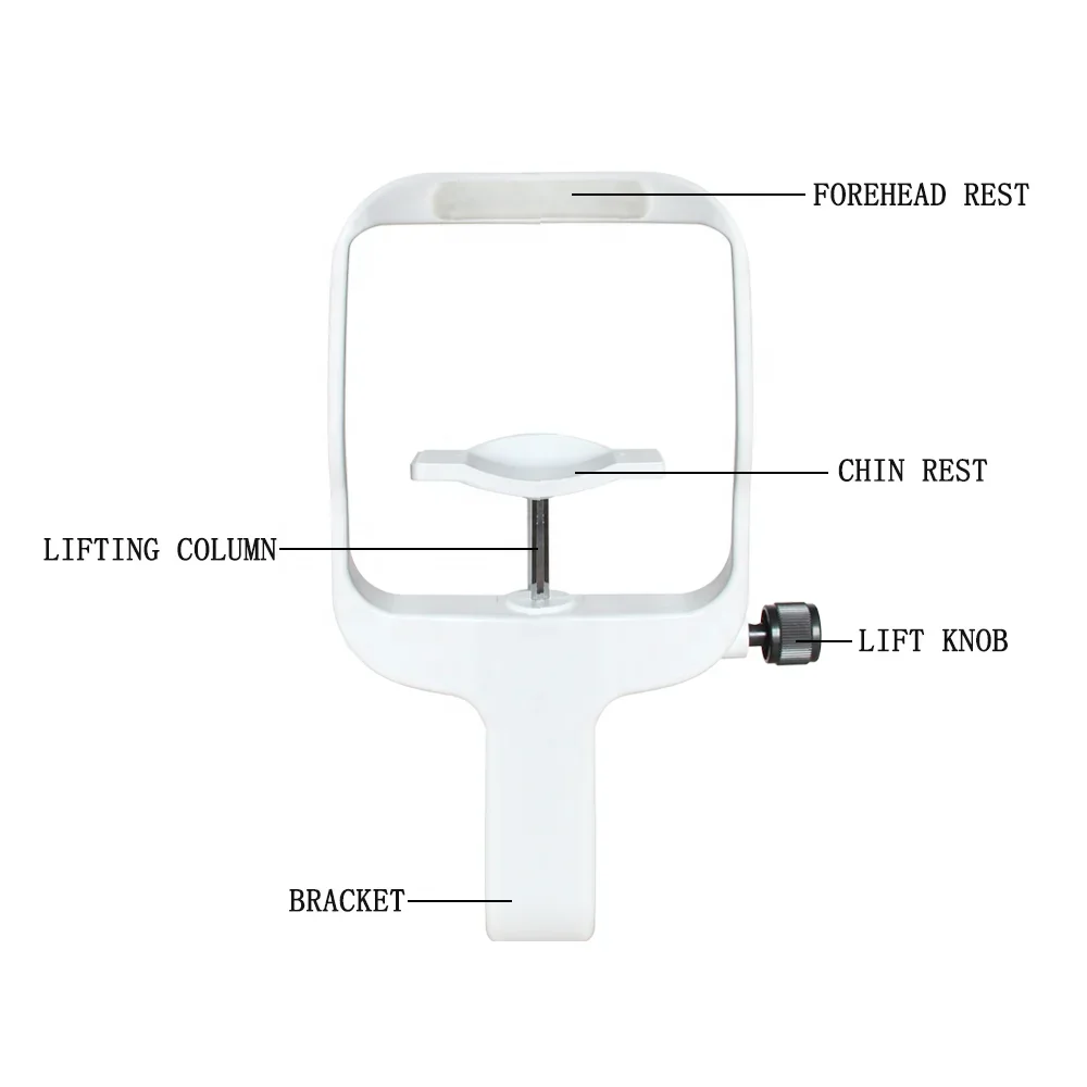 Set Braket Dahi Sandaran Dagu Instrumen Optik untuk Refraktometer Otomatis CR-10