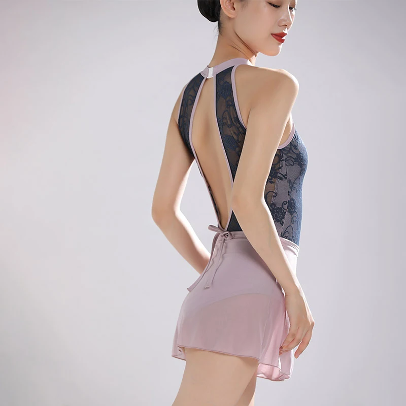 Ballet Turnpakje Voor Vrouwen Oefening Kleren Gymnastiek Turnpakje Kant Tank Badpak Voor Dansen Ballerina Bodysuit Dancewear