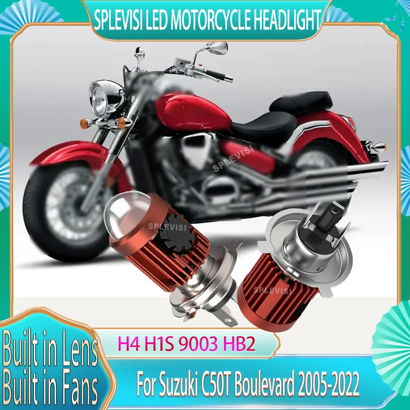 

3000K/6000K H4 LED Motorcycle Headlight - Plug and Play, 1 Year Warranty For Suzuki C50T Boulevard 2005 2006 2007 2008 2009-2022