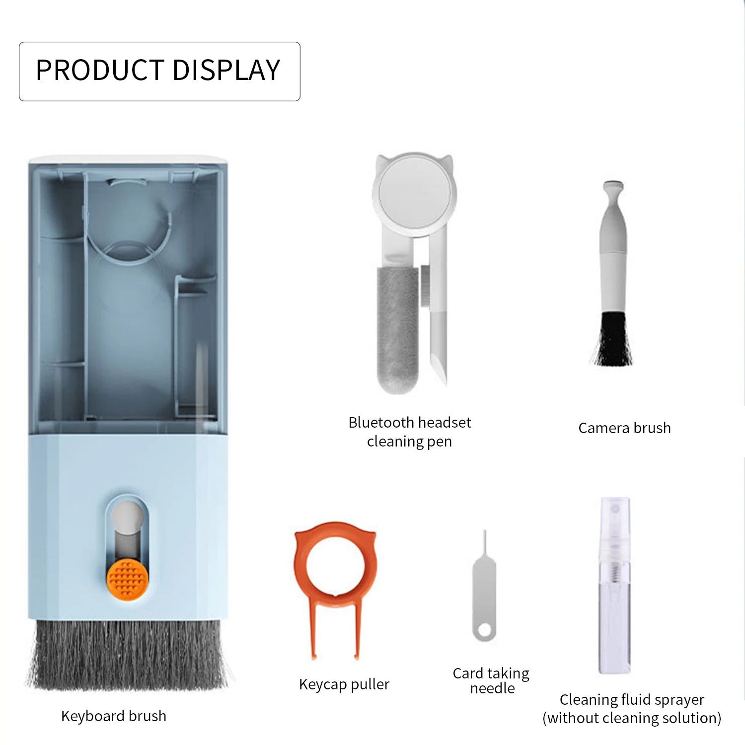 Kit pequeño para limpiar auriculares
