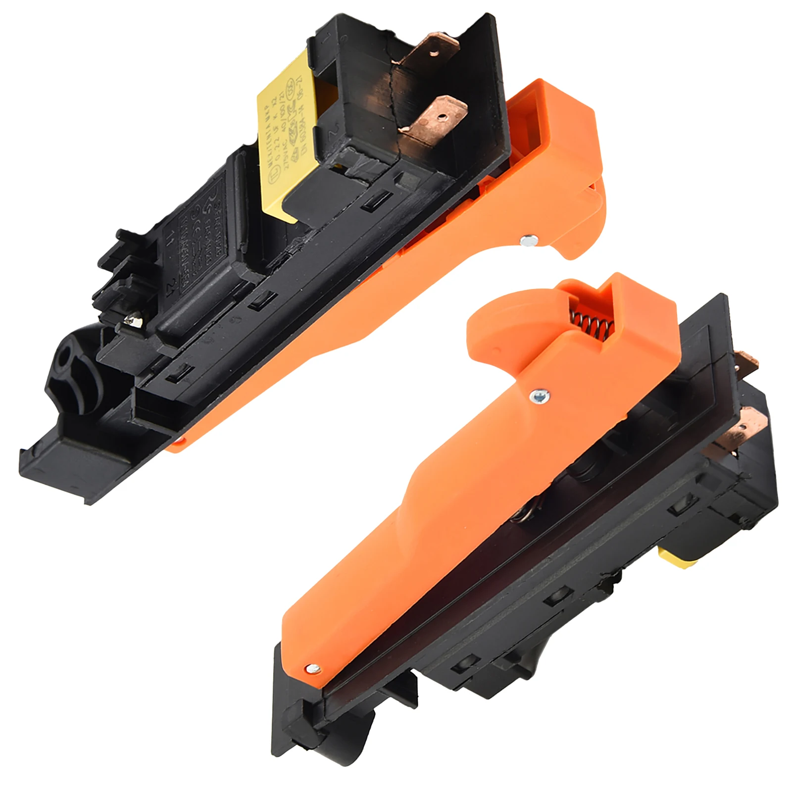 

Random Color Trigger Switch Workshop Equipment 127*31mm 2pcs/set Black For Angle Grinder Lock On Plastic+Metal