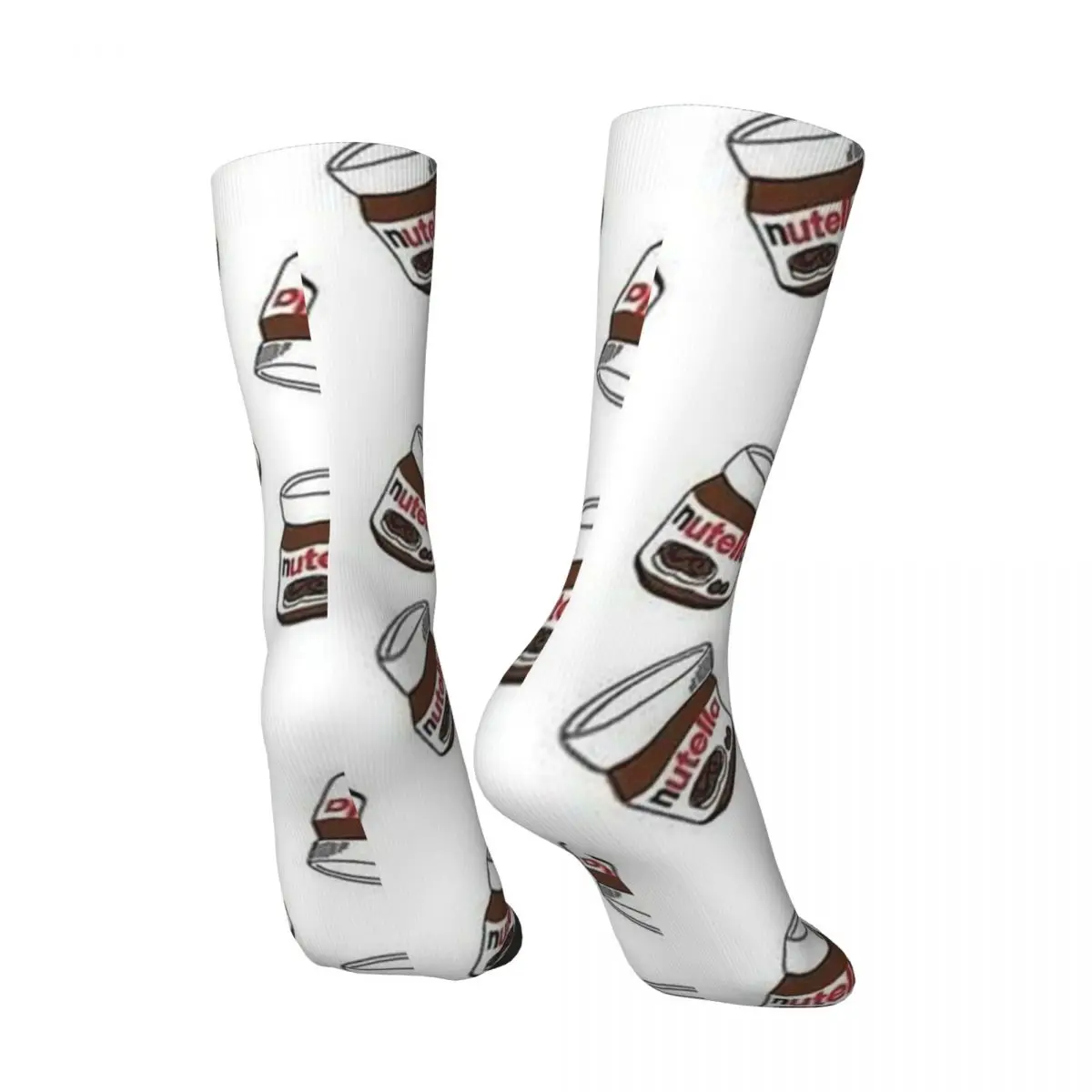 Nutella Stockings Girls Food Pattern Socks Warm Soft Leisure Socks Winter Cycling Anti Bacterial Pattern Socks Gift