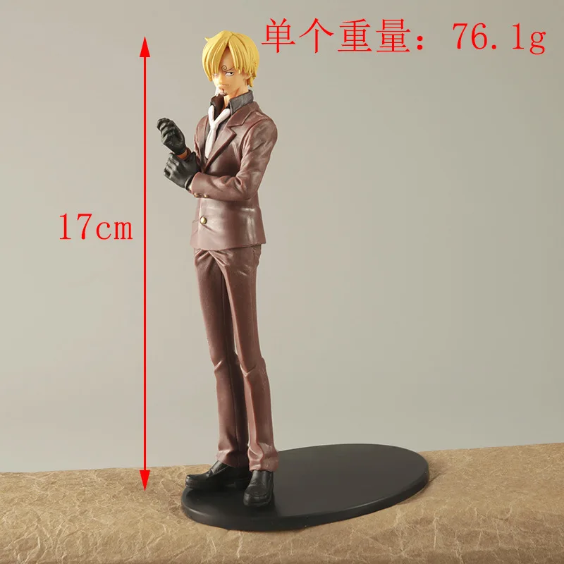 17cm Anime One Piece Vinsmoke Sanji Action Figures PVC Model Dolls Toys Kids Christmas Birthday Gifts