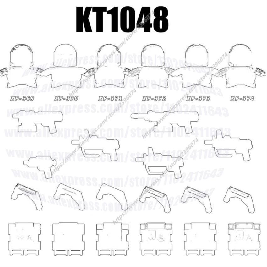 

KT1048 Action Figures Movie Building Blocks Bricks toys XP369 XP370 XP371 XP372 XP373 XP374 DIY Toys