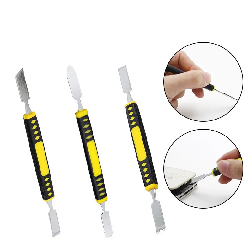 3pcs/set Mobile Phone Repair Tool Crowbar Prying Opening Metal  Kit for Notebook Dual Heads Spudger Disassemble Repair Tools Set