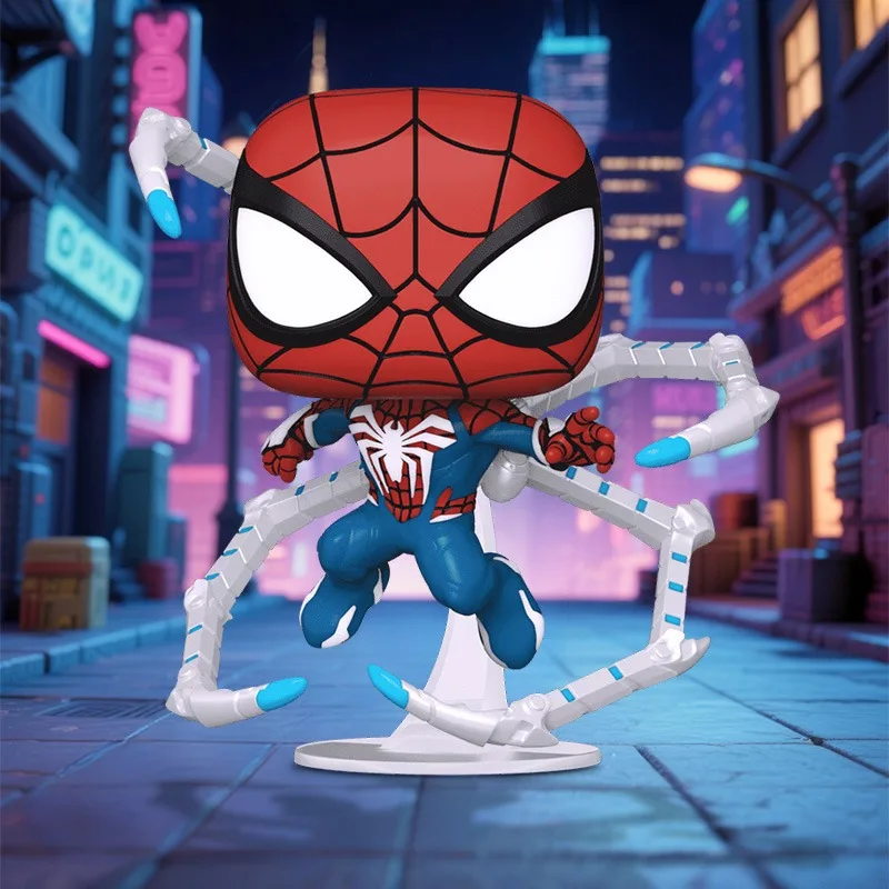 ألعاب شخصيات الحركة الأصلية من Funko Pop Marvel Captain America Hulk Spider-Man Myers Norman Osborn للأولاد والبنات هدية للأطفال