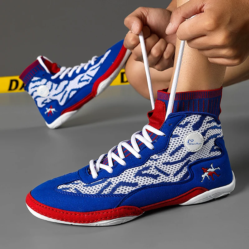 Men's Professional Boxing Shoes High-End Wrestling Fitness Specialty Gymnastics Squatting Wrestling Deadlifting Training Shoes