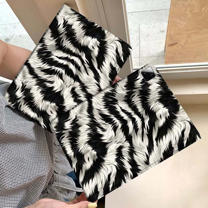 

Zebra Fur Pattern Design Tablet Case For Xiaomi Redmi Mini Pad SE K 2 4 5 6 7 8 2023 2025 11 8.8 11.2 10.1 Pro Gift