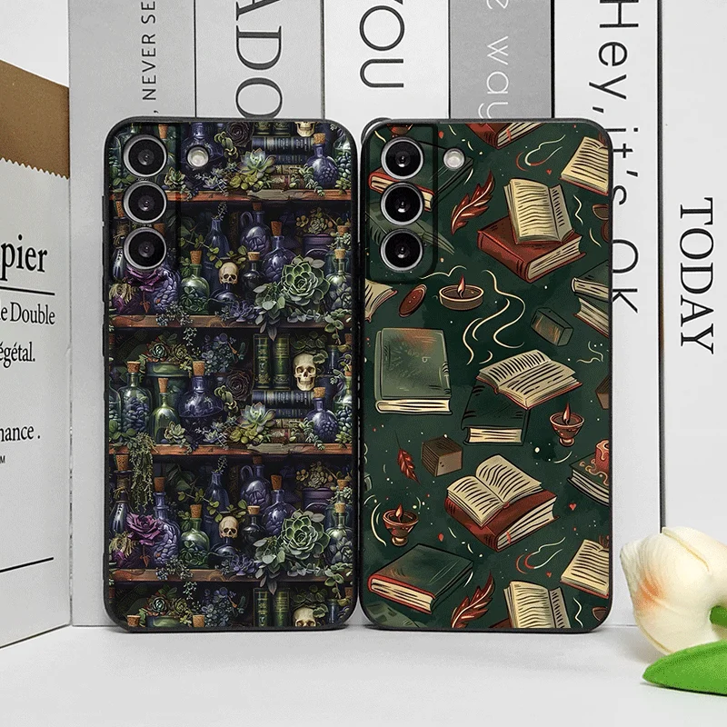 Funda de teléfono pintada con diseño de calavera y flor Vintage para Huawei Nova 13, 12, 11 Pro, 10 SE Mate 40 Pro Plus 50 P60 P50 P40, funda suave