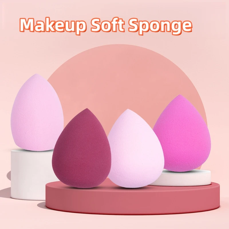 Zestaw gąbek do makijażu, kosmetyczne jajeczka do blendowania, puszki do makijażu do płynnych, kremowych i pudrowych kosmetyków, wielokolorowe, bez lateksu, do stosowania na sucho i na mokro, narzędzia do makijażu.