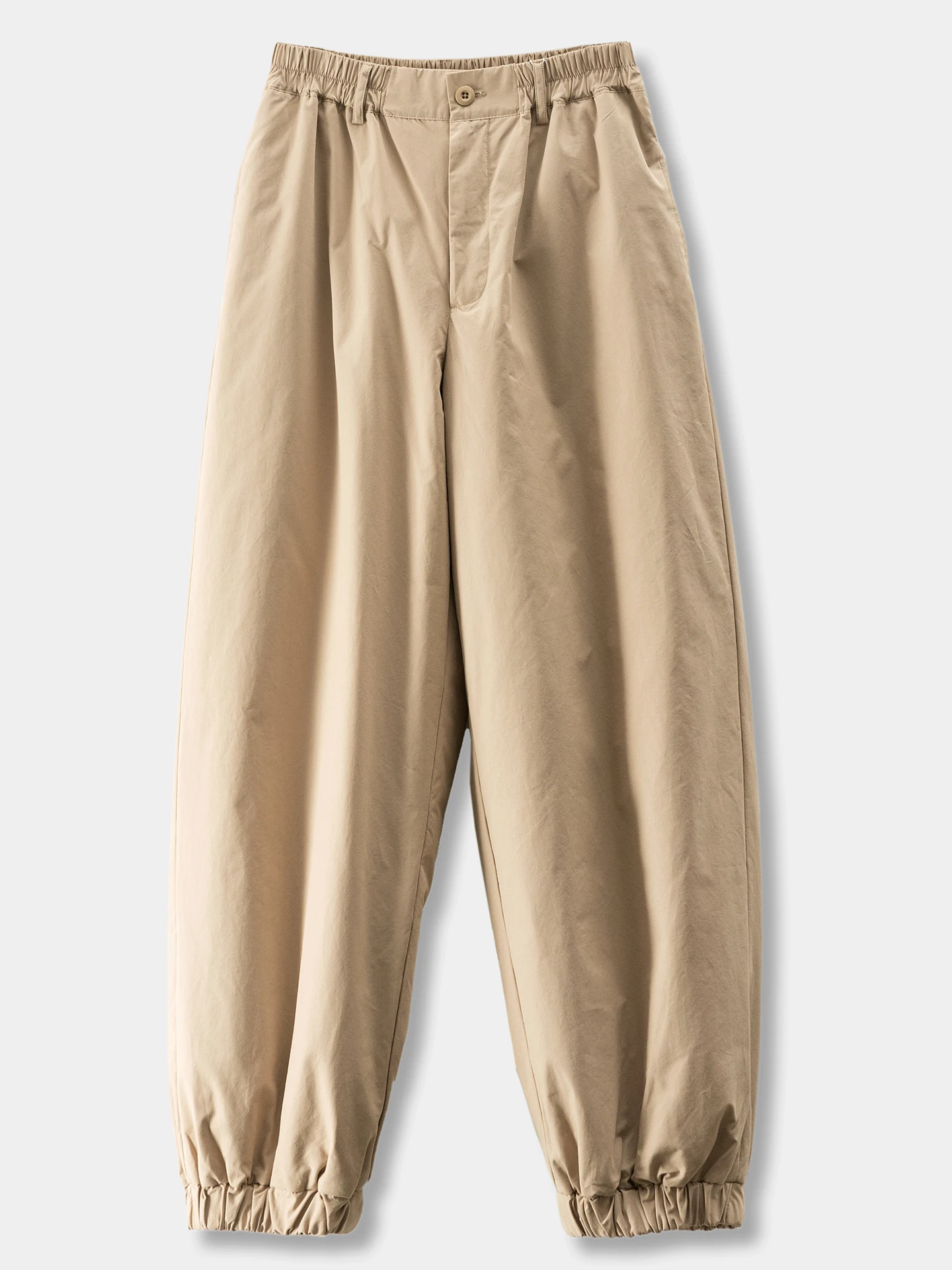 بنطلون نسائي 1 لشتاء 90 سروال أوزة أبيض عالي الخصر مدبب للنساء 540 جرام 87E3