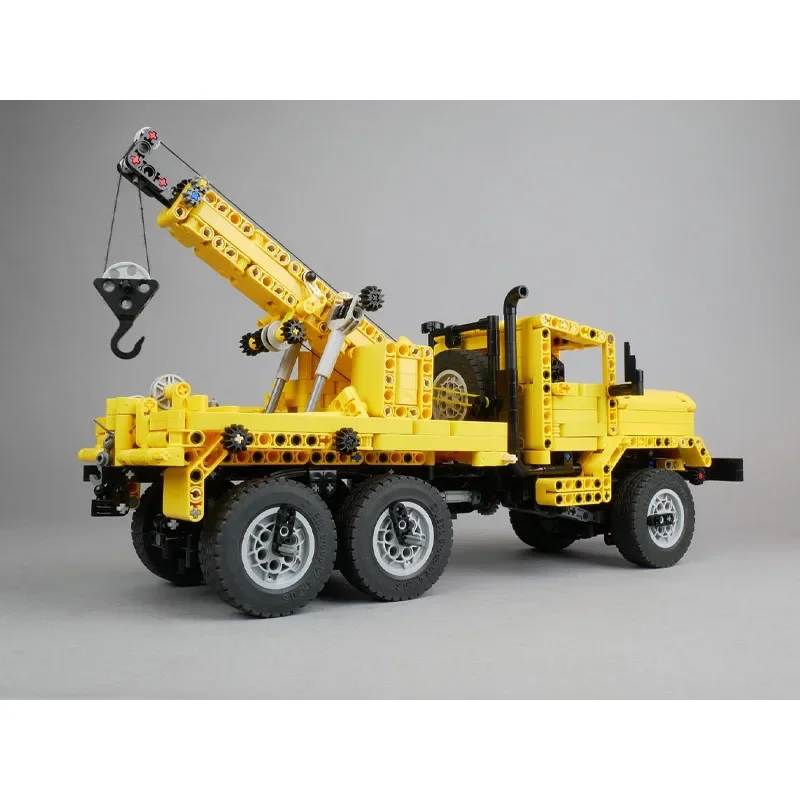 MOC-160426 Yellow M936 Wrecker Assembling Splicing Building Blocks Model 1626 Parts MOC Creative Kids Building Blocks Toy Gift