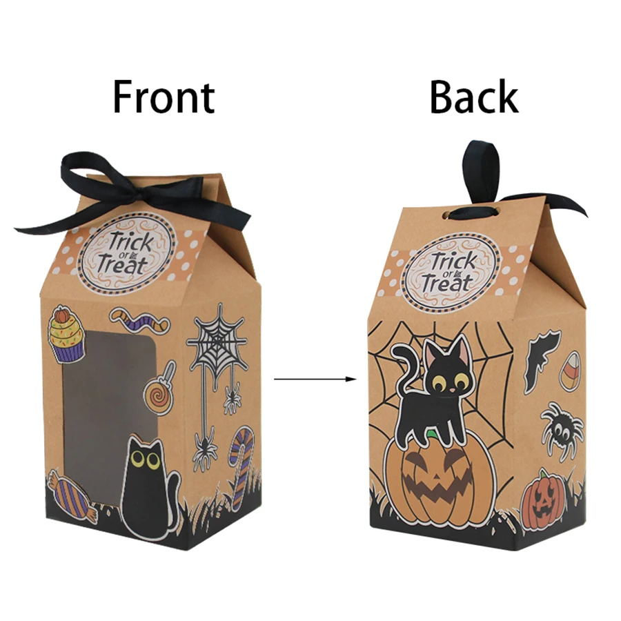 Halloween Cardboard Gift Boxes, Treat Packaging