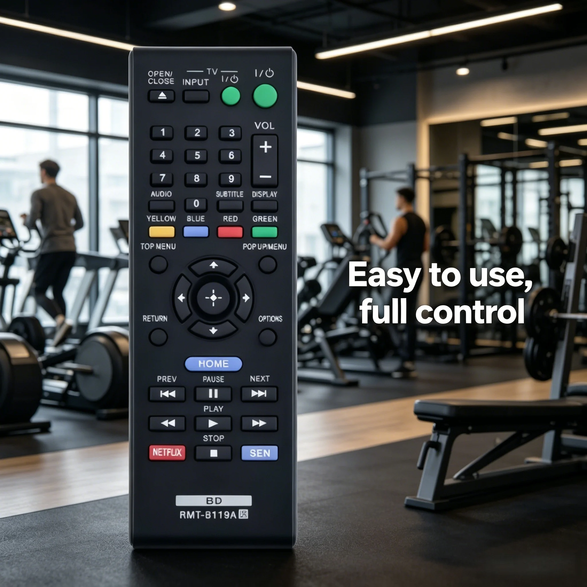 New RMT-B119A Replacement Remote Control for Sony BDP-BX18 BDP-S185 Blu-Ray Disc Player