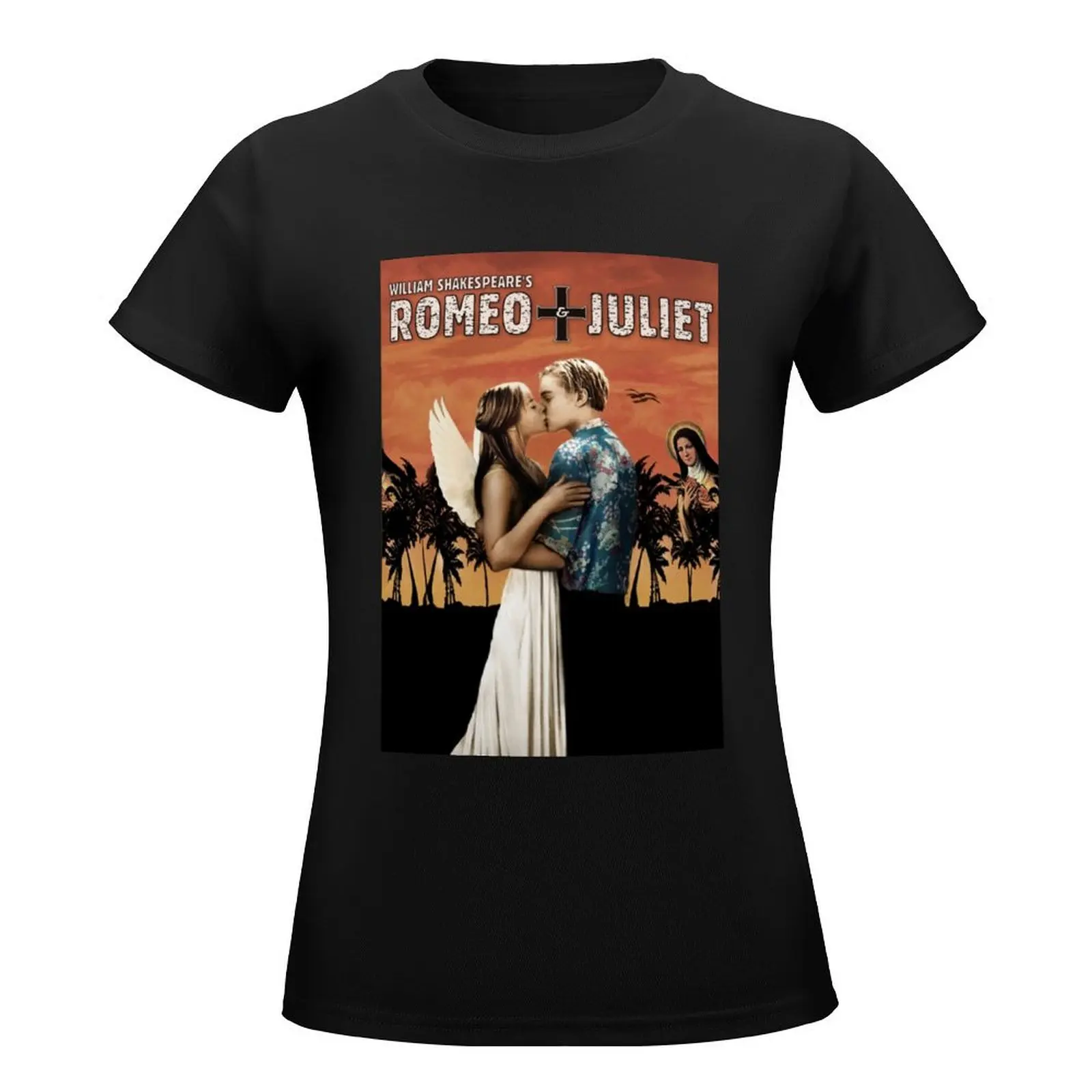 Romeo + Juliet -1996- Poster Promotion T-Shirt oversized shirts graphic tees black t shirts for Women