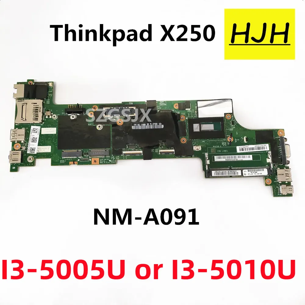 For Lenovo Thinkpad X250 Notebook Motherboard VIUX1 NM-A091 With I3-5005U or I3-5010U  FRU:00HT377 00HT378 100% Fully Tested