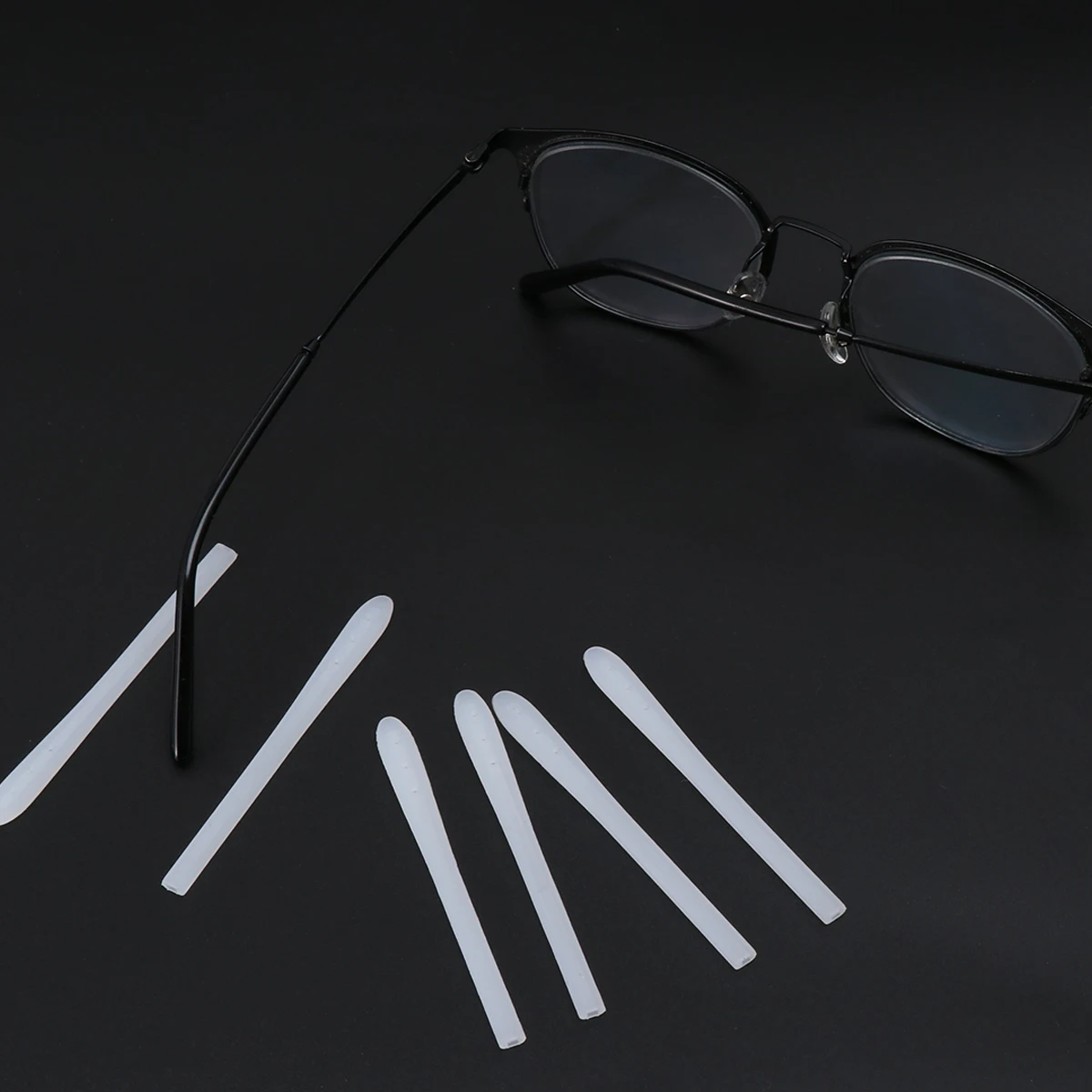 

10 Pair Glasses Leg Covers Soft Silicone Non-slip Comfortable Sweat Resistance Eyewear Accessories Glasses Repair Tools