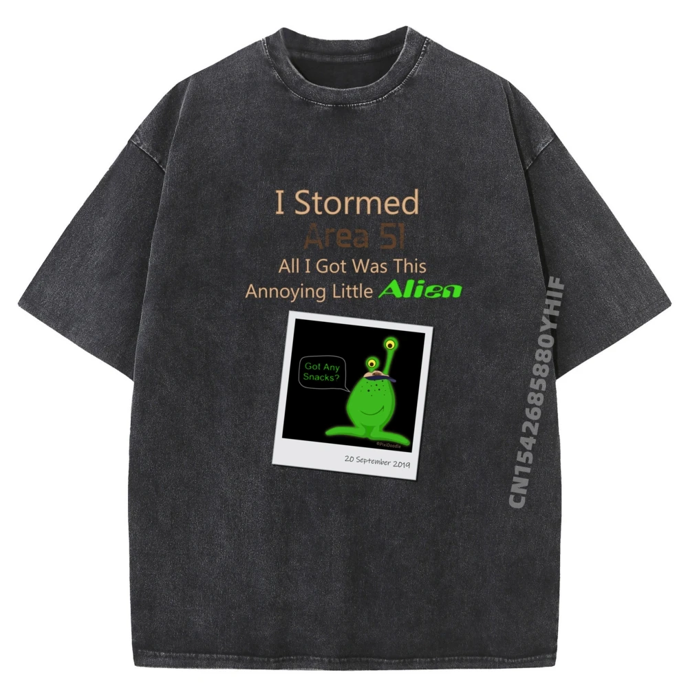 

I Want To Believe Conspiracy Area Graphic T Shirt Summer Breathable Washed T Shirt Mens Clothes Printed Tops