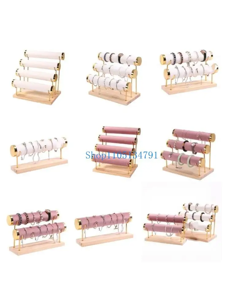 

98km Solid Jewelry Display Stand Elegant Storage Holder Bracelet Display Rack Suitable for Bangles Bracelets and Watches
