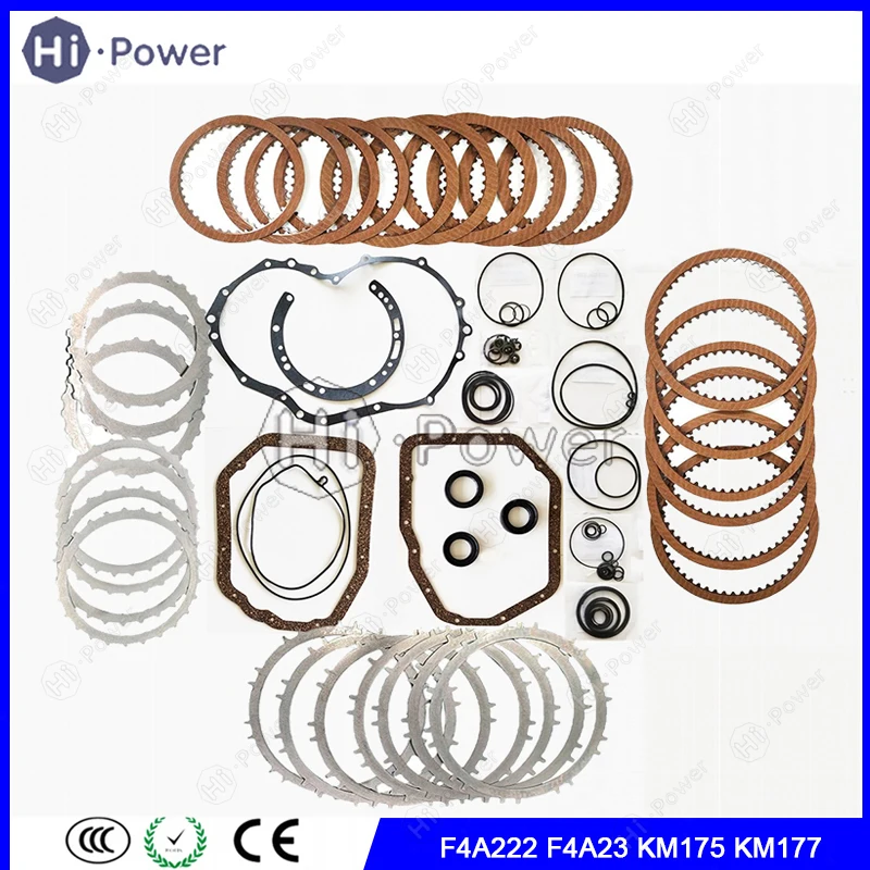 

F4A22 F4A23 KM175 KM177 Auto Transmission Master Repair Seal Kit Friction steel Plate For MITSUBISHI Gearbox Disc Overhaul Kit