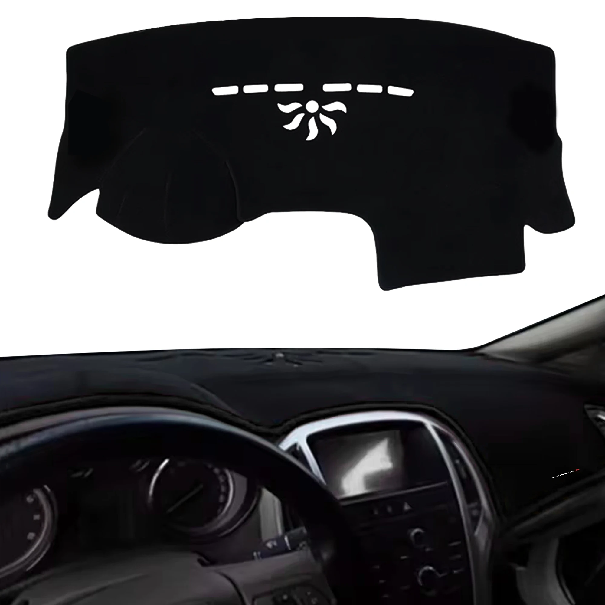 for Opel Vauxhall Holden Astra J 2010-2015 Anti-Glare Dashmat Dashboard Cover Dash Mat Anti-UV Non-Slip Car Protector Mat