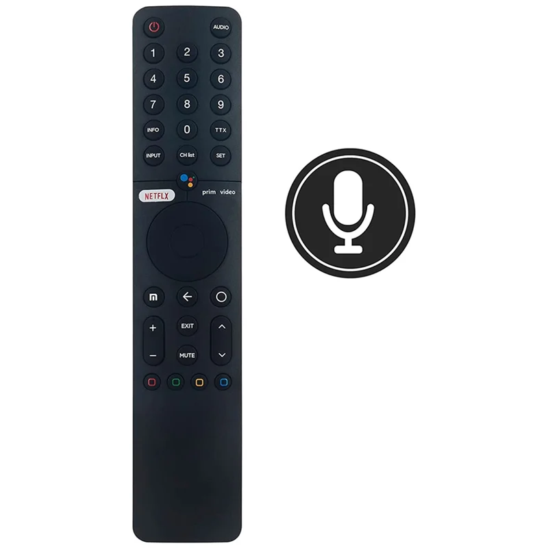 Replacement Remote Control Suitable for Xiaomi Smart TV 32 Inch L32M6-6AEU L43M6-6AEU L50M6-6AEU Voice Remote X.MRM-19