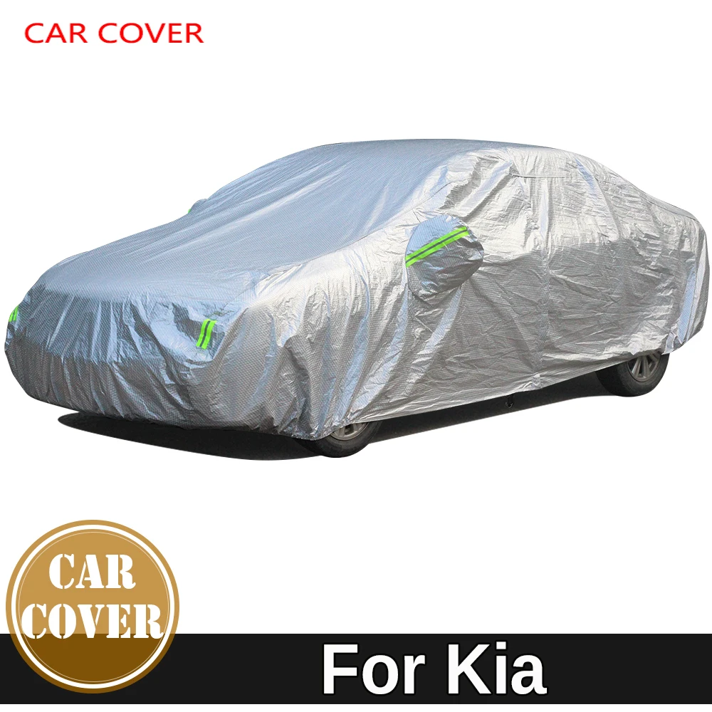 For Kia Forte Carnival K2 K3 Thicken Car Cover Sun Shield Snow Rain Hail Resistant Auto Cover Waterproof