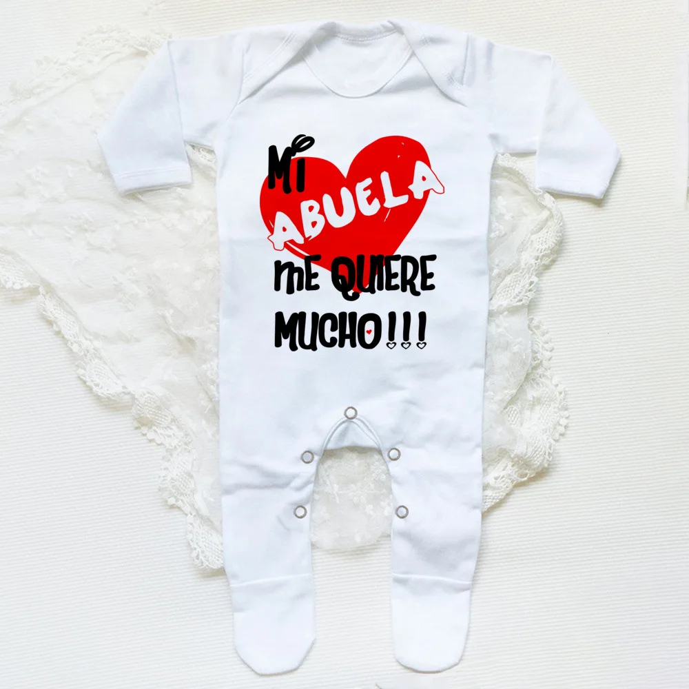 Best Grandparent Babygrow Sleepsuit Infant White Sleepsuit Baby Coming Home Outfit Boys Girls Unisex Sleepsuit Baby Clothes