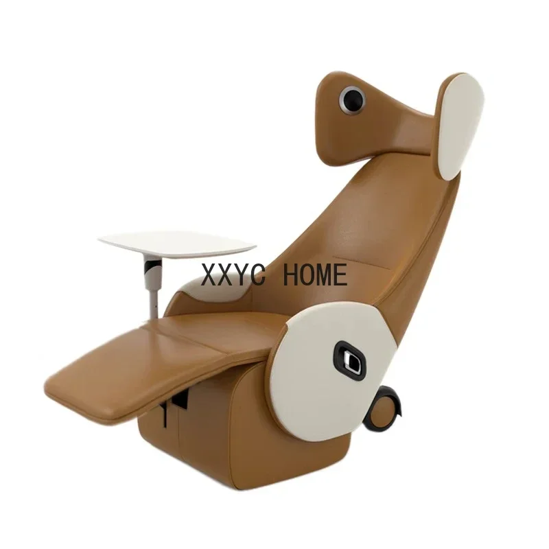 Single Sofa Fabric Western Leather Lazy Leisure Reclining Multifunctional Chair Simple Modern