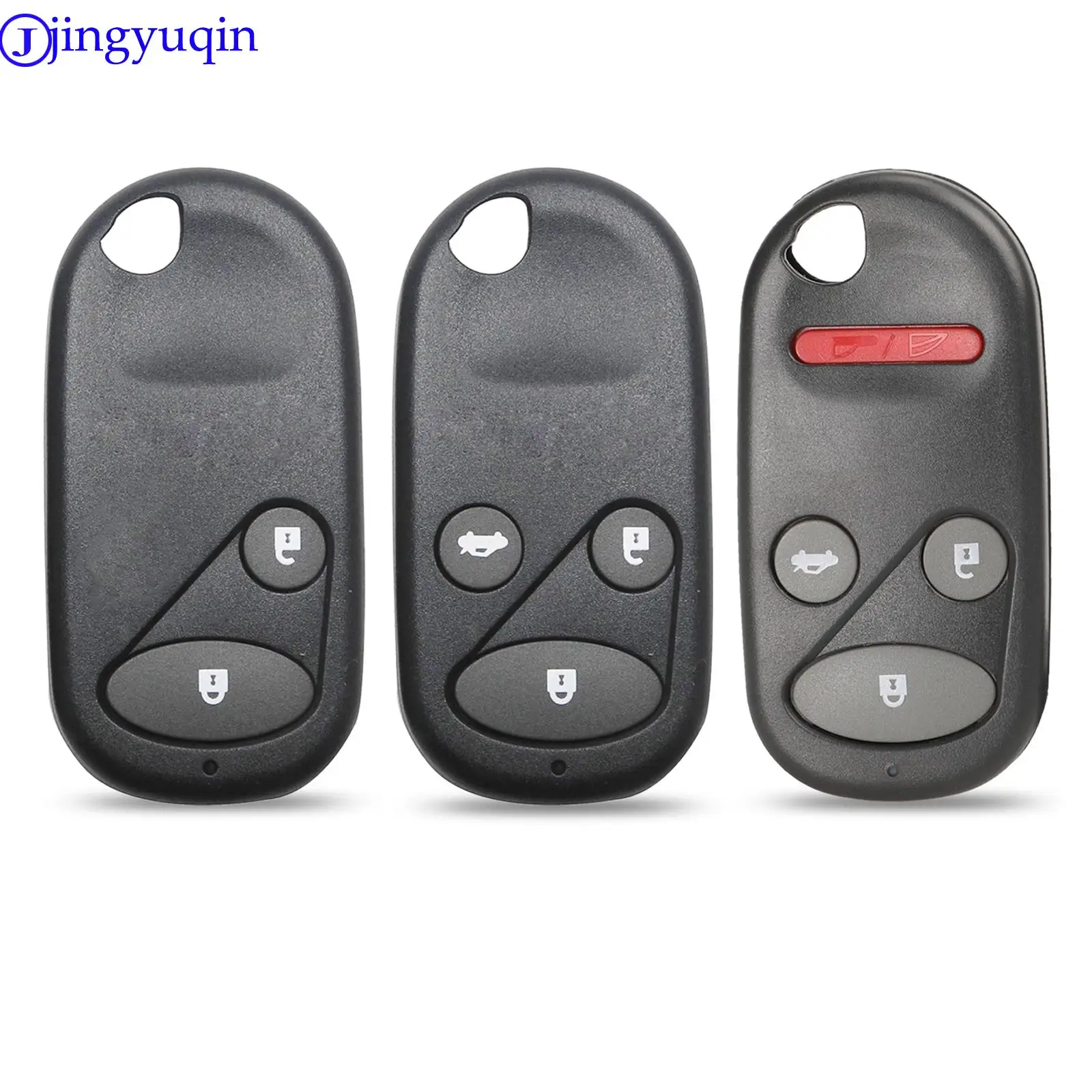 jingyuqin 2/3/4 Buttons keyless remote control key car shell quality is good for Honda Civic crv remote key