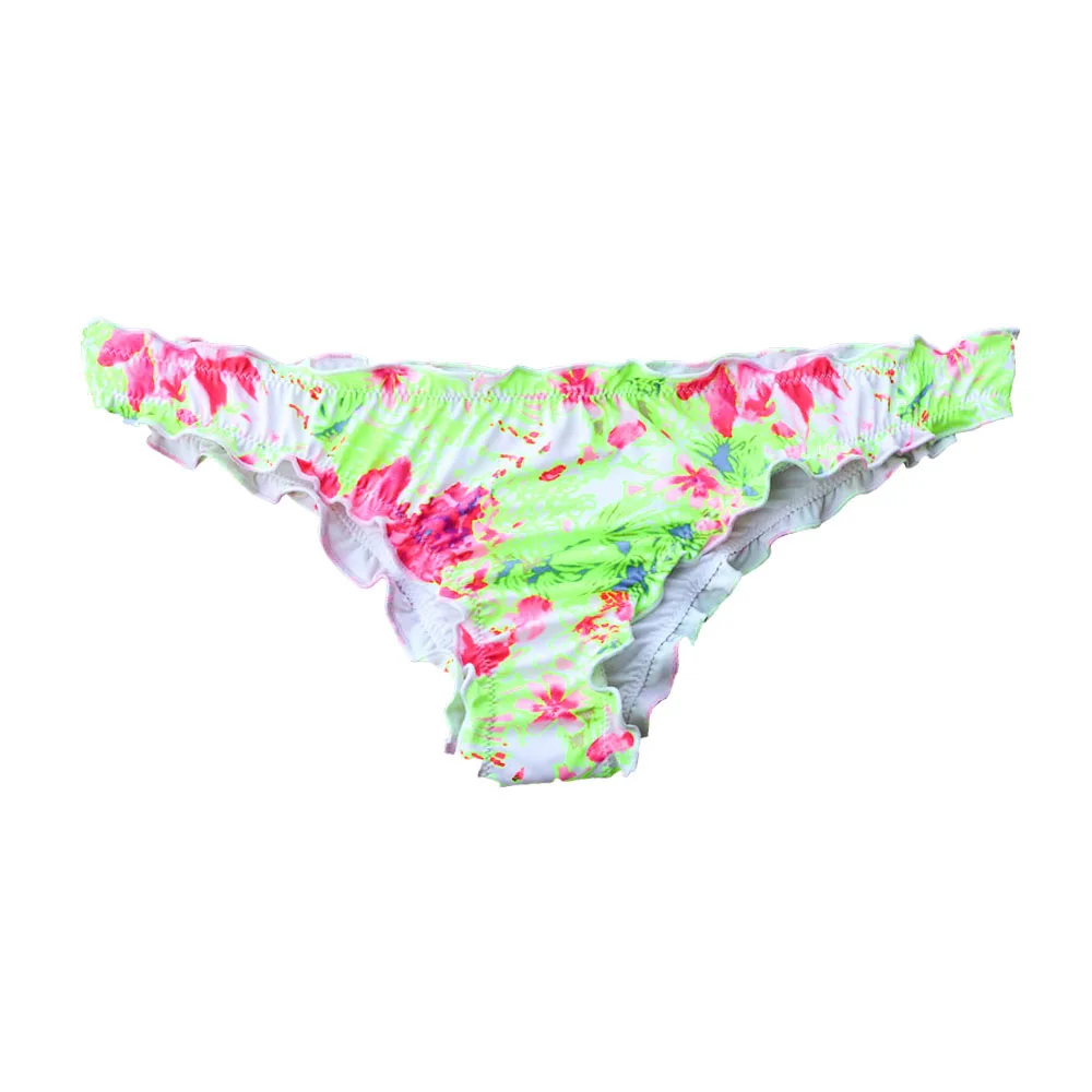 Femme court Bikini bas effronté brésilien Fitness été Sexy impression Shorts vêtements de sport conseil pantalon string Mini Shorts plage